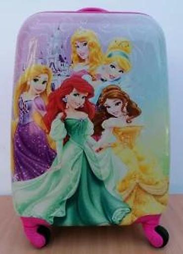 Rančevi, torbe i koferi: Dečiji set kofera sa motivima princeza - Set od 3 dela: tvrdi kofer — 23