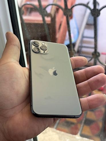 11 sade: IPhone 11 Pro, 64 GB, Face ID, Qırıq — 1