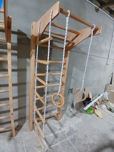 İsveç divarları: 🏋️ İsveç Divarı – Evdə Sağlam Həyat! Uşaqlar və böyüklər üçün ideal — 4