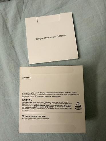 Наушники: Новый эйрподс 4 поколения оригинал ! Пару раз носила получала в — 8