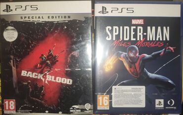 marvel spiderman: PlayStation 5 oyunları 
Spiderman Miles Morales
Back for Blood