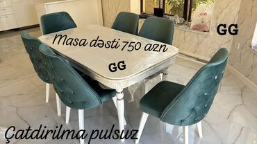 goranda ucuz mebeller: Masa və oturacaqlar