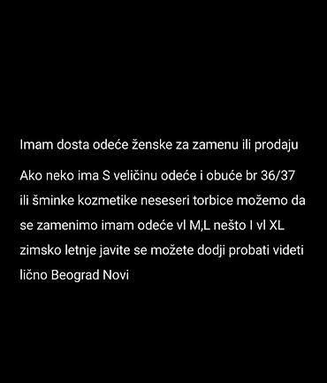 Ostala ženska odeća: Piše sve na prvoj slici imam još stvari — 1