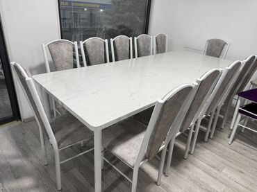 Кухонные столы и стулья: Кухонный стол и стул, цвет - Серый — 16