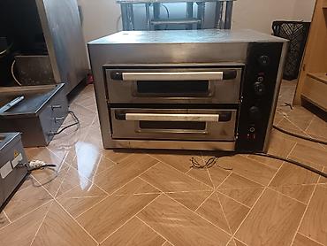 Professional sobalar: İkiqat kameralı elektrikli pizza/sobalı peç - Paslanmayan poladdan — 1