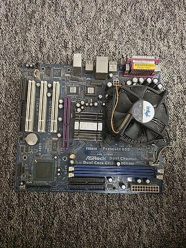 Комплектующие для ПК: Материнская плата для ПК, Б/у, ASRock, LGA775 — 1