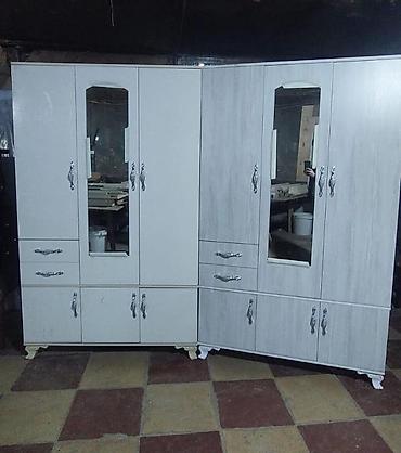 Paltar dolabları, qarderoblar: 3 qapılı paltar dolabı - Material: laminat - Ölçü: 2 m × 45 sm × 1.20 — 15