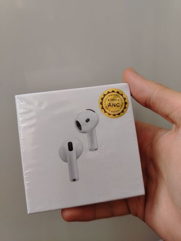 airpods en ucuz: Airpods 4 Yenidi Keyfiyetli mehsuldu. ses deyişme funksiyaları var