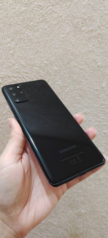 bts samsung galaxy s20 qiymeti: Samsung Galaxy S20 Plus, 128 GB, rəng - Qara, Barmaq izi, Simsiz şarj, İki sim kartlı