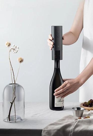 бутыль для вина: Электрический штопор Mijia Electric Wine Opener (KGJ001T) черный — 2