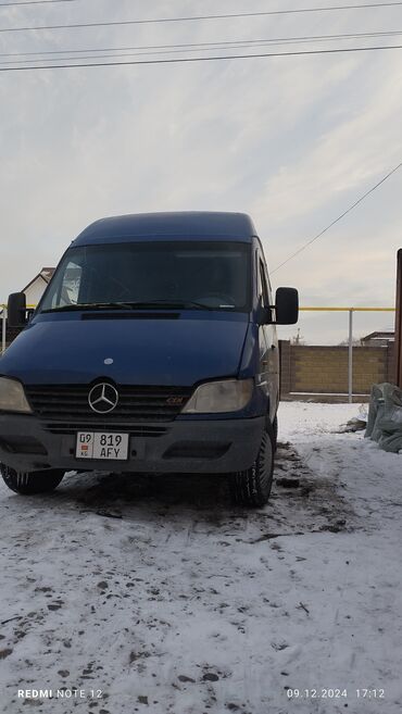 спринтер будтка: Mercedes-Benz Sprinter: 2002 г., 2.9 л, Механика, Дизель, Бус