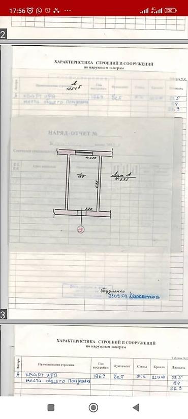 kant flat: 1 комната, 19 м², Хрущевка, 2 этаж — 1