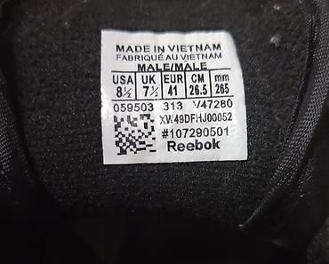 classic: Кроссовки Reebok Classic, мужские, цвет черный - Материал верха — 3