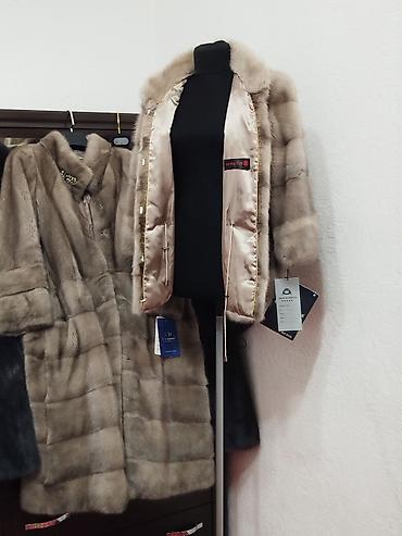 Шубы: Шуба, Норка, Короткая модель, M — 12