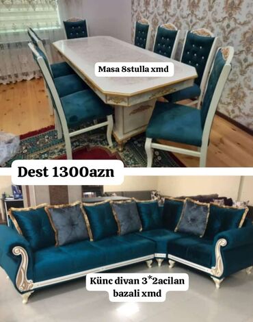Masa və oturacaq dəstləri: Mətbəx üçün, Açılmayan, Dördbucaq masa, 4 stul -da lalafo.az — 9 Masa və oturacaq dəstləri: Mətbəx üçün, Açılmayan, Dördbucaq masa, 4 stul — 9