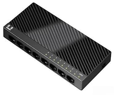 Modemi, ruteri i mrežni uređaji: IP-COM 8-port 10/100M Fast Ethernet switch - 8 RJ45 Fast Ethernet — 2