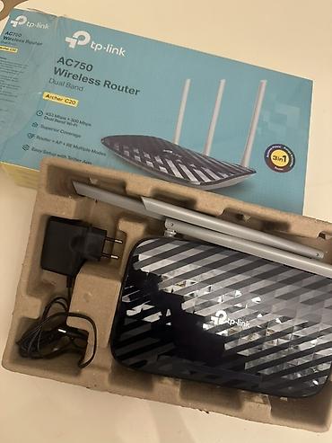 TP-Link Archer C20 AC750 Dual Band Wireless Router Xüsusiyyətlər: -