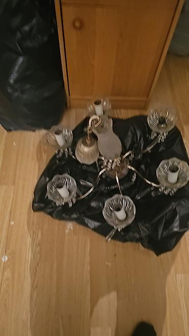 İşıqlandırma: Çılçıraq, 6 lampa, Metal — 2
