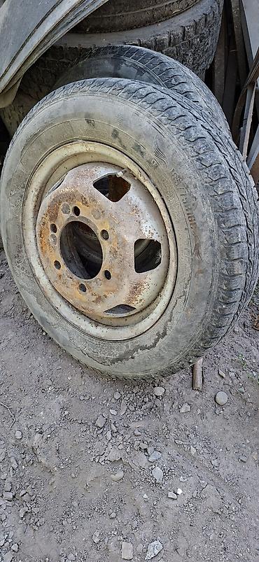 колеса грузовые: Железные Диски R 16 Пара, отверстий - 6, Б/у — 1