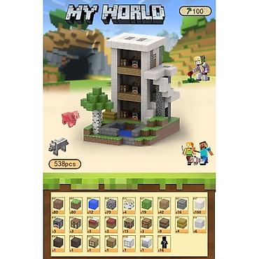 Игрушки: 🧲 Магнитные кубики Minecraft 554 шт + 15 минифигурок- 4300 сом 538 — 6