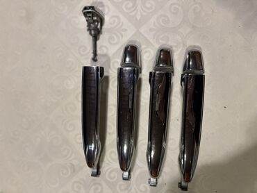 Дверные ручки: Комплект дверных ручек Lexus цвет - Серебристый, Оригинал