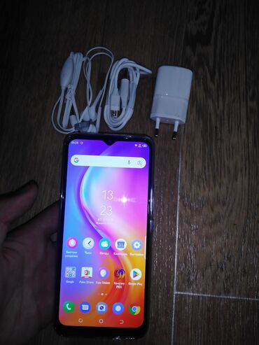 телефон режим 7: Tecno Boom J7, Жаңы, түсү - Көк, 2 SIM