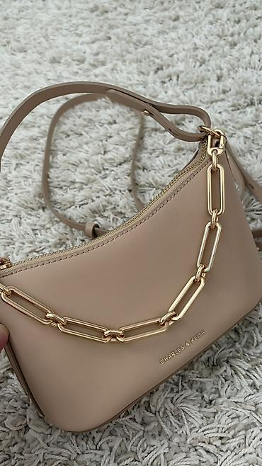 Классические сумки: Сумка Charles &Keith оригинал (золотая фурнитура снимается) - — 3
