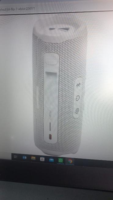 телефон fly fs520 selfie 1: JBL Flip 7 White portativ Bluetooth akustik sistemi - Rəng: ağ - — 1