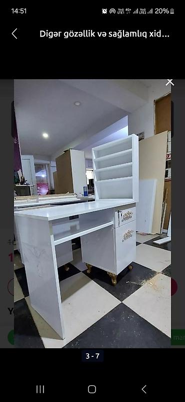 drnaq masası: Yeni, Manikür üçün masa, Güzgüsüz — 4