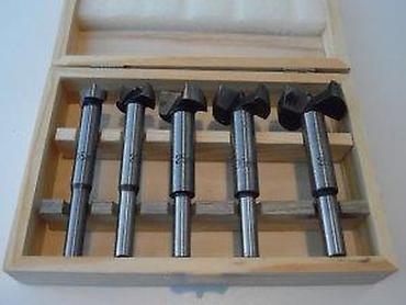 Burgije: Set Forstner burgija – 5 kom u drvenoj kutiji - Tip: Forstner burgije — 7