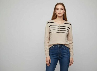 Swetry: Sweter damski, rozmiar S