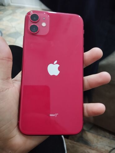 Apple iPhone: IPhone 11, 128 GB, Qırmızı, Sənədlərlə