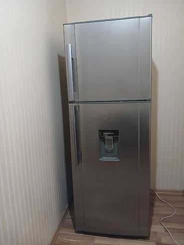 hauser: İşlənmiş 2 qapılı Hauser Soyuducu Satılır, rəng - Gümüşü, Dispenserli — 1