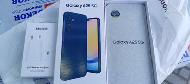 Samsung: Samsung Galaxy A25, 256 GB, rəng - Mavi, Barmaq izi, Face ID