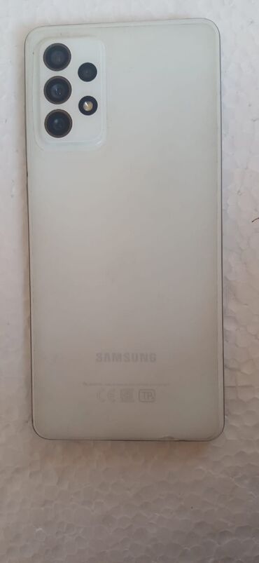 мобильные телефоны ми: Samsung Galaxy A72, Б/у, 256 ГБ, цвет - Белый, 1 SIM, 2 SIM, eSIM