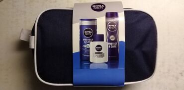 nivea krema za ruke: Komplet za muskarca Nivea Protec&Care,nekoriscen.Istejao rok