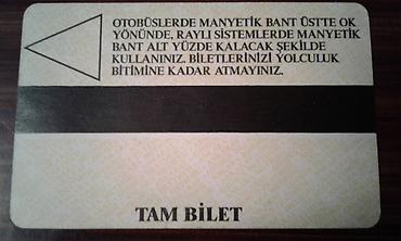 mor ve otesi bilet: Kolleksionerlərə lazım ola bilər. 1996-cı ildə Türkiyədə ilk dəfə — 2