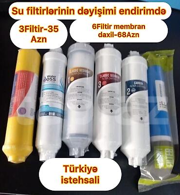 Mətbəx üçün peşəkar su təmizləmə sistemi – çoxmərhələli membranlı (RO)