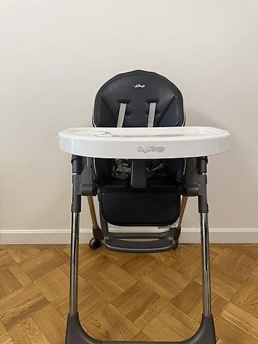 me: Стульчик для кормления, Б/у, Peg perego, Пластик, Трансформер, цвет - Черный, Самовывоз — 3