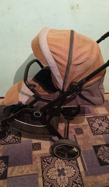 прогулочные коляски для зимы: Коляска, цвет - Коричневый, Новый