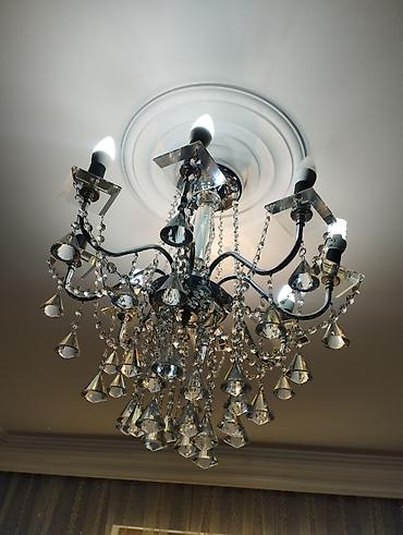 ev ucun led isiqlar: Çılçıraq, 8 lampa, Farfor — 3