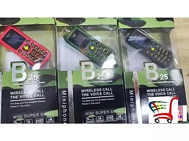 hobi auto: MINI MOBILNI B25 NOV KAO CAT 2 SIM KARTICE AKCIJA | Cene nisu — 1