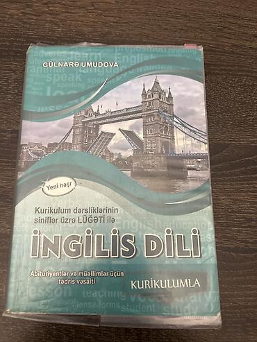 kitab derslik: Məhsul: “İngilis dili – Kurikulumla” (Yeni nəşr) Müəllif: Gülnarə — 1