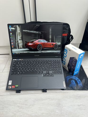 razer blade: Ноутбук, Lenovo, 16 ГБ ОЗУ, AMD Ryzen 7, 15.6 ", Б/у, Для несложных задач, память NVMe SSD
