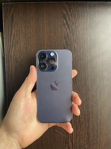 mini telefon nokia: IPhone 14 Pro, 128 GB, Deep Purple, Face ID — 1