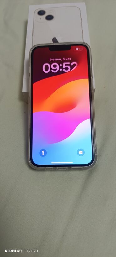айфон 12 про цена: IPhone 13, Колдонулган, 128 ГБ, Ак, Заряддоочу түзүлүш, Коргоочу айнек, Каптама, 87 %