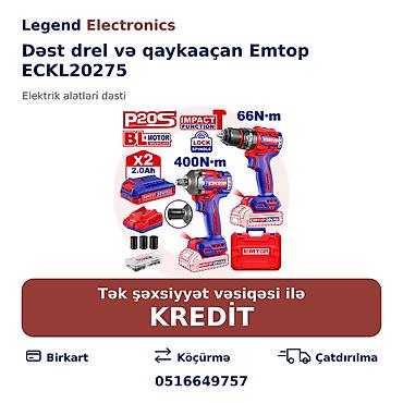 Elan başlığı: Dəst drel və qaykaaçan Emtop ECKL20275 Dəst drel və lalafo.az -da Elan başlığı: Dəst drel və qaykaaçan Emtop ECKL20275 Dəst drel və