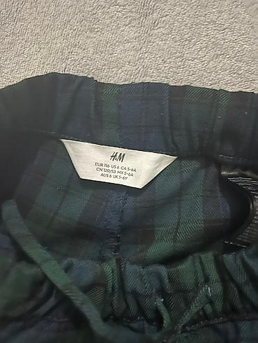 parça şalvar: H&M uşaq şalvarı - Ölçü: EUR 116 / US 6 / UK 5–6Y (etiketdə — 2