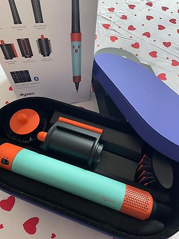 maşın ucun bluetooth: Dyson Airwrap i.d. straight+wave saç formalaşdırma seti - Rəng: açıq — 5