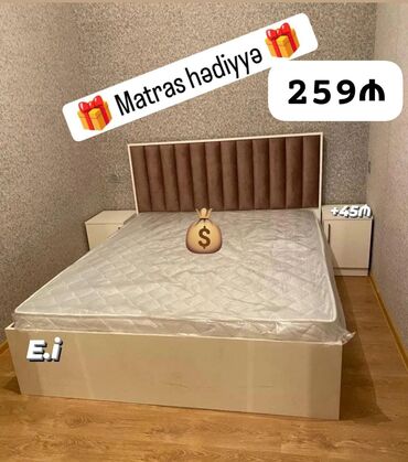 setqa kravat: Yeni, İkinəfərlik çarpayı, Matras ilə